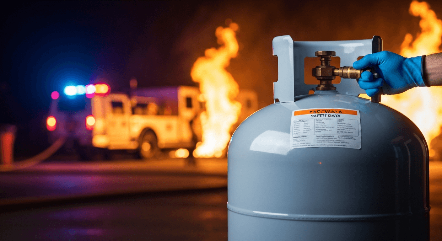Deerfield Brush Fire: Two Propane Tanks Explode, Sparking Safety Alert