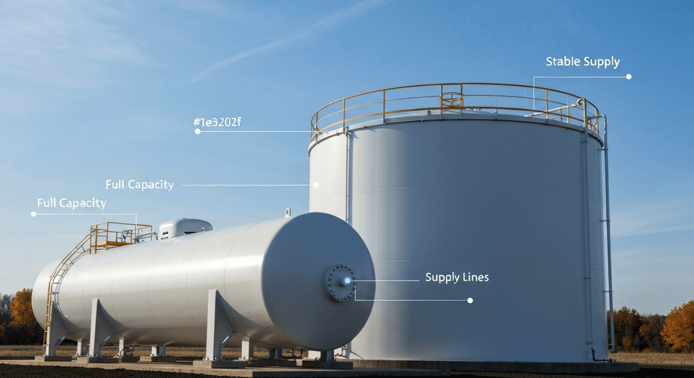 Propane Stocks Soar: 31% Above Average, Promising Stable Winter Prices